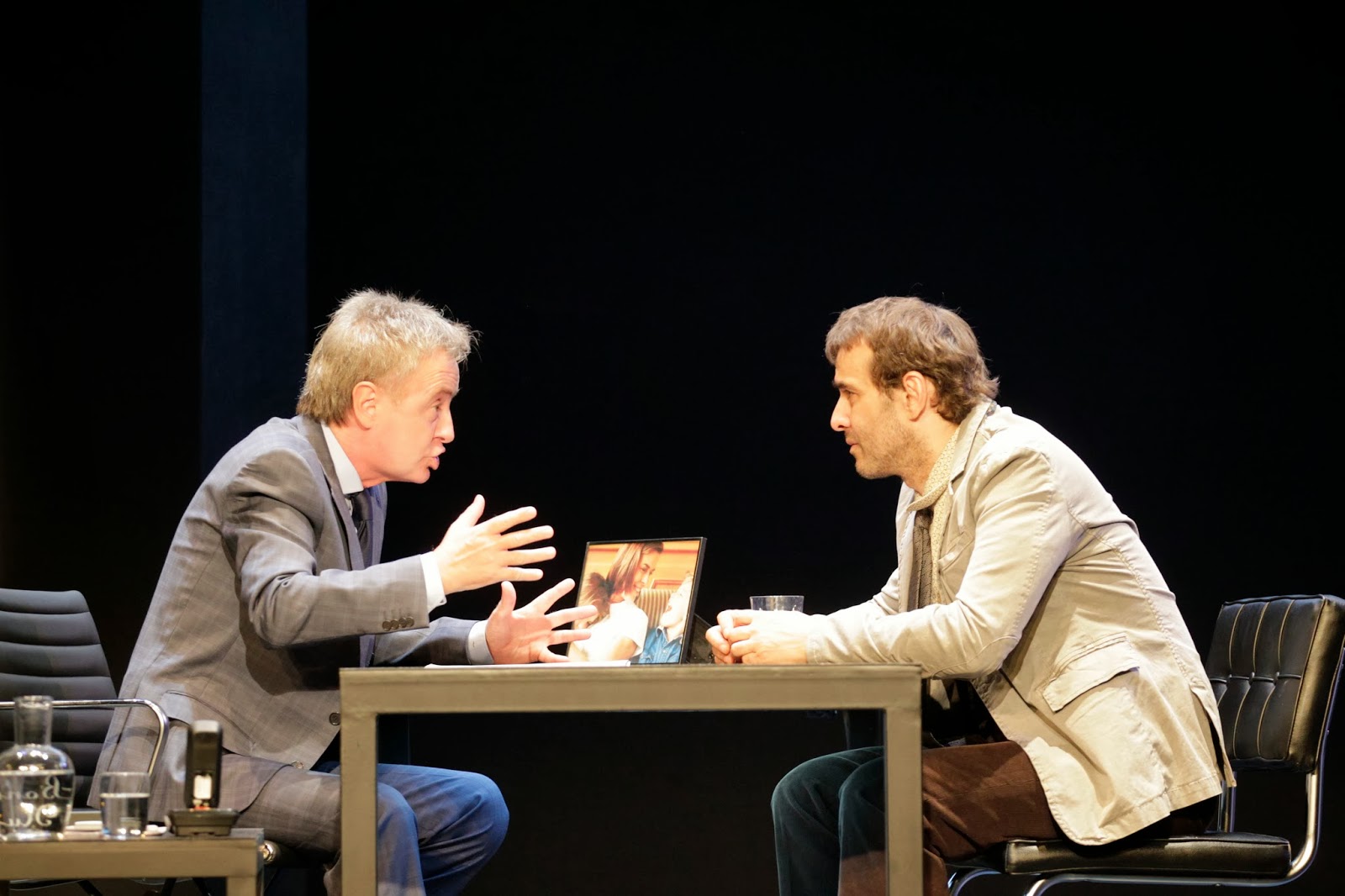 PASE GRAFICO , EL CREDITO. CRLOS HIPOLITO Y LUIS MERLO . 25/09/13 RUBEN MONDELO