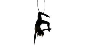 mujer-aérea-del-acróbata-en-etapa-del-circo-silueta-52185360