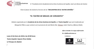 Encuentros Teatro Español-Teatro de Miguel de Cervantes